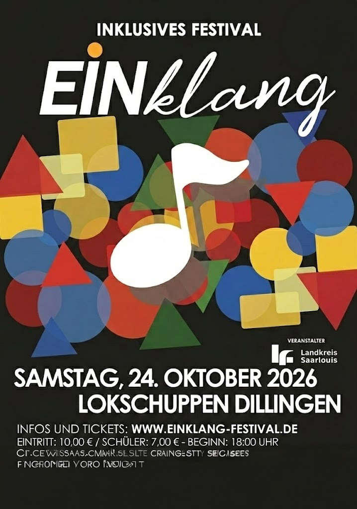 EINklang Festival Poster
