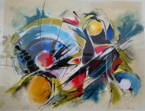 „Meine Bildwelt – Lebensader und erfülltes Leben“ Ausstellung Ortrud Kopp Impression 5