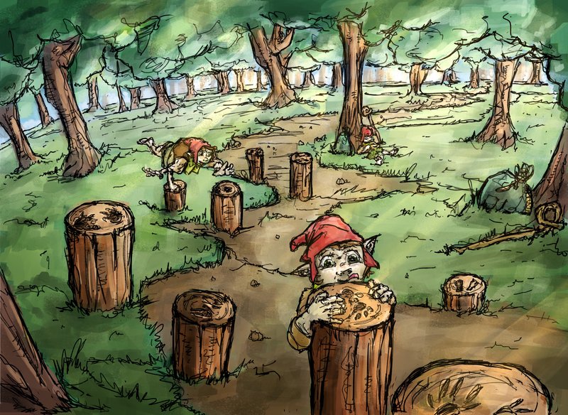 Waldspurensuche für kleine Entdecker