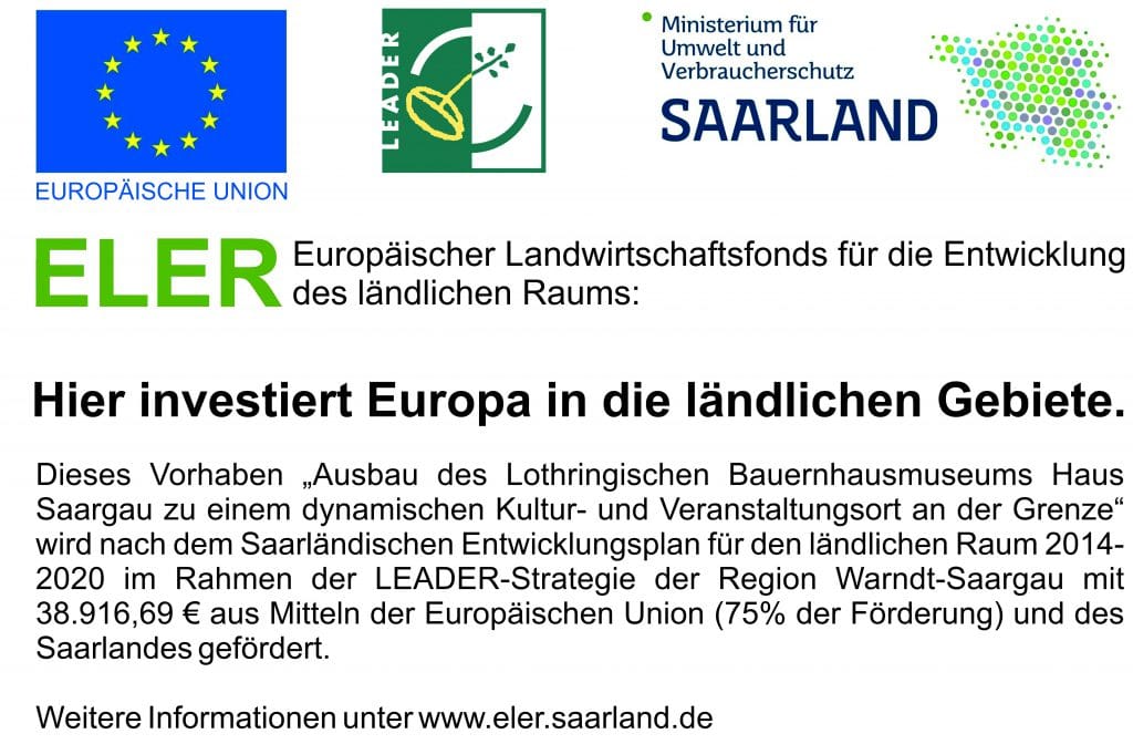 Haus Saargau EU-Förderung
